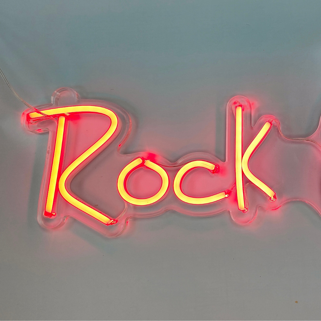 Neón Flex rojo Rock & Roll